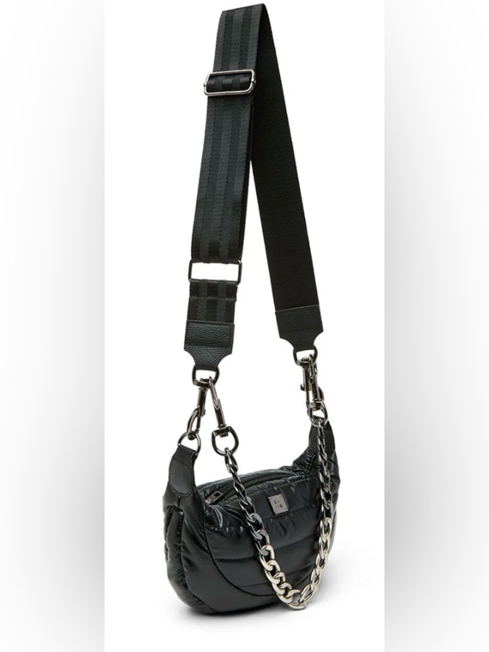 NWT THINK ROYLN Tiny Dancer Crossbody Handbag Bag, Pearl Black